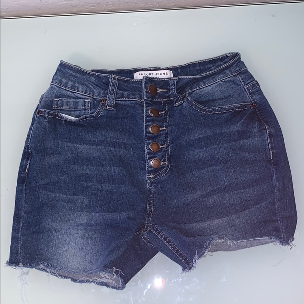 Encore high waisted jeans shorts
